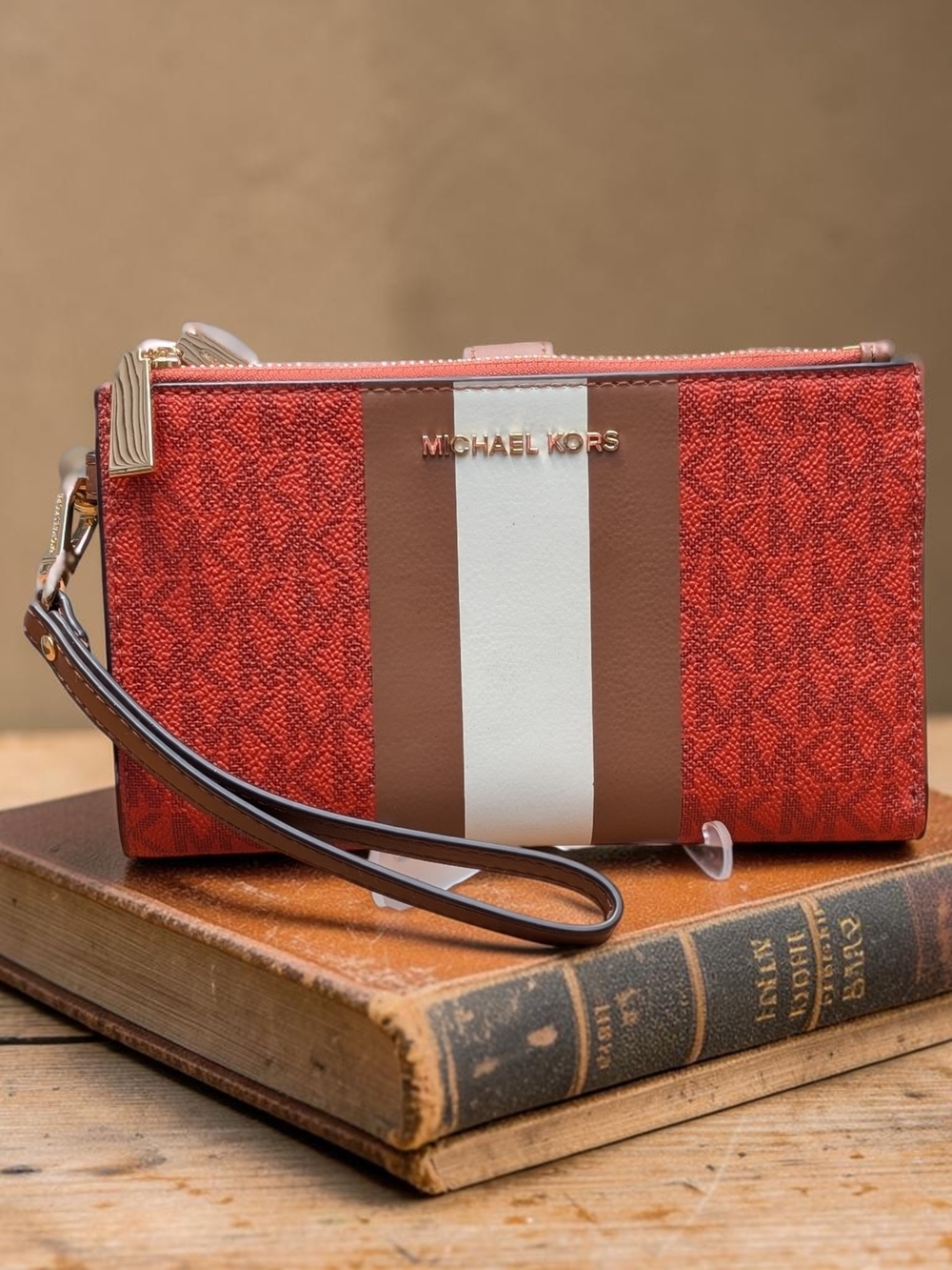 Michael Kors Jet Set Travel Double Zip Wristlet